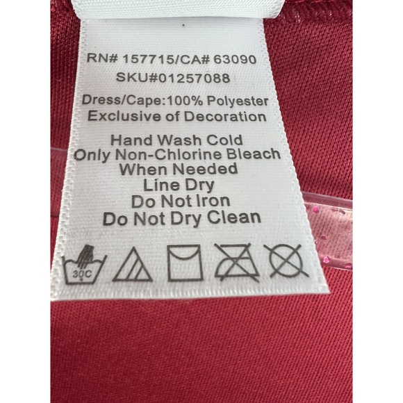 Spirit Halloween Beer Maiden Costume Adult M Red Black Lace Trim Full Zip Back - Picture 3 of 9